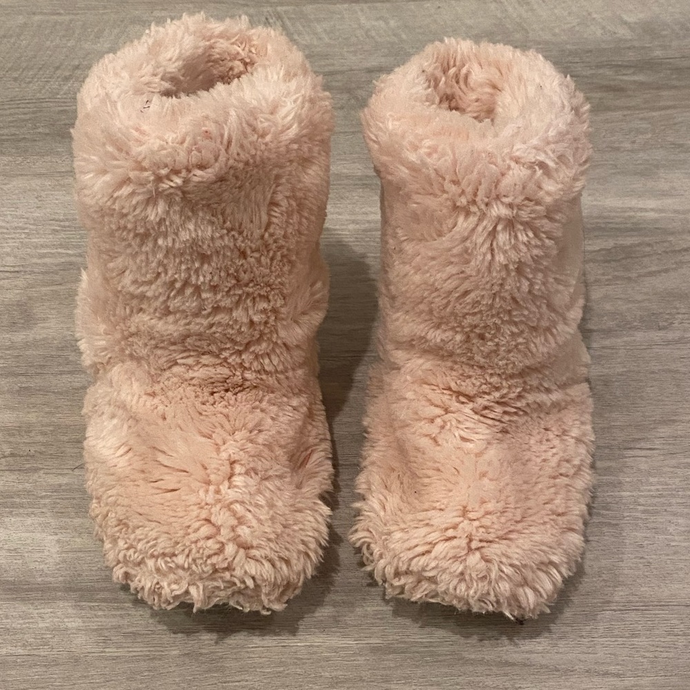 Pottery Barn Kids Faux Fur Slippers